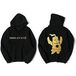 Dark Souls Hoodies - Dark Souls III Logo Pullover Casual Hoodie IP2012
