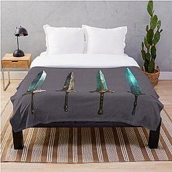 Dark Souls Blanket - Moonlight Greatswords Throw Blanket RB0909