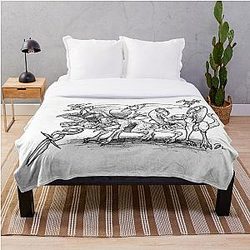 Dark Souls Blanket - Belfly Gargoyles Throw Blanket RB0909