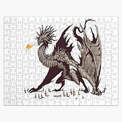 Dark Souls Puzzles - Ancient Wyvern Jigsaw Puzzle RB0909