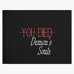 Dark Souls Puzzles - YOU DIED - Demon's Souls Game Jigsaw Puzzle RB0909