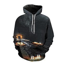 Dark Souls 3D Print Cosplay Fashion Vintage Hoodie