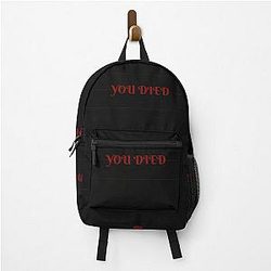 Dark Souls Backpacks - YOU DIED - Demon's Souls Game Backpack RB0909
