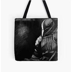 Dark Souls Bags - Fluted Knight Armor All Over Print Tote Bag RB0909