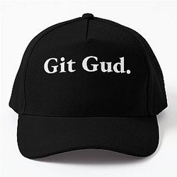 Dark Souls Hats &amp; Caps - Git Gud Baseball Cap RB0909
