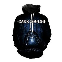 New Dark Souls 3D Print Graphic Pullover Hoodie