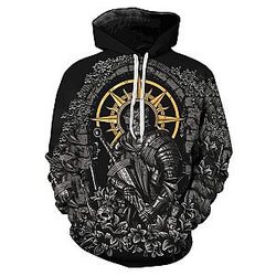 New Arrival Dark Souls 3D Print Pullover Hoodie