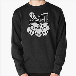 Dark Souls Sweatshirts - Cat Got Your Soul? Pullover Sweatshirt RB0909