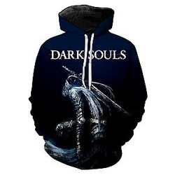 Dark Souls 3D Print Hip Hop Pullover Hoodie