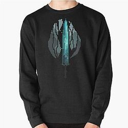 Dark Souls Sweatshirts - Moonlight great sword pixel Pullover Sweatshirt RB0909