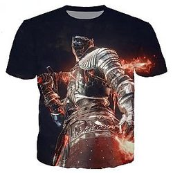 Dark Souls 3D Printed Game Fashion T-Shirt