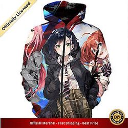 Darling in the Franxx Zip Hoodie Ichigo and Pilots 3D All Over Print