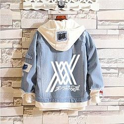 DARLING in the FRANXX Denim Jacket - Fashion Zipped Jacket