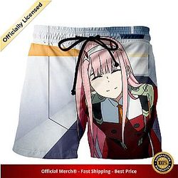 Darling in the Franxx Shorts Polite Zero Two 3D All Over Print