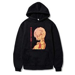 Evangelion Hoodie – Printed Unisex Casual Tops Long Sleeves Hoodies