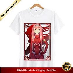 Darling in the Franxx Shirt 002 with Mecha Silhouette White