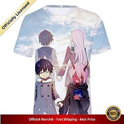 Darling in the Franxx Camisa Darling no céu 3D tudo sobre a impressão