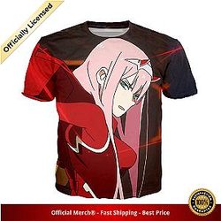 Darling in the Franxx Shirt Serious Zero Two 3D All Over Print