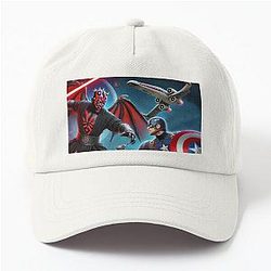 Captain America vs Darth Maul Dad Hat