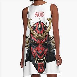 Samurai Darth Maul A Line Dress