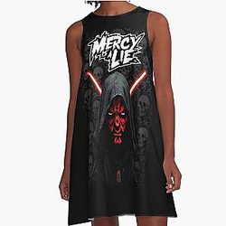 Darth Maul Mercy Is a Lie A Line Dress