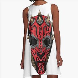 Viking Darth Maul A Line Dress