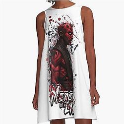Darth Maul Mercy is a Lie A-Line Dress