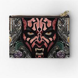 Darth Maul Ritualist Symbolic and Dark Warrior Zipper Pouch