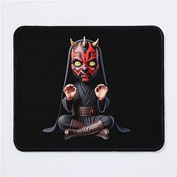 Darth Maul Meditating Mouse Pad