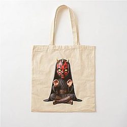 Darth Maul Meditating Structure Power Cotton Tote Bag