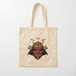 Samurai Darth Maul Cotton Tote Bag