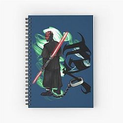 Darth Maul Tribal Tattoo Spiral Notebook