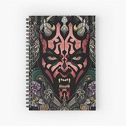 Darth Maul Ritualist – Dark Warrior Spiral Notebook