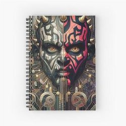 Darth Maul Ritualist - Symbolic and Dark Warrior Notebook