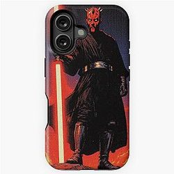 Darth Maul Vintage Comic Poster iPhone Case