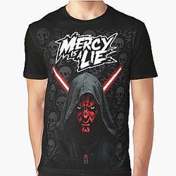 Darth Maul Mercy A Lie Graphic T-Shirt