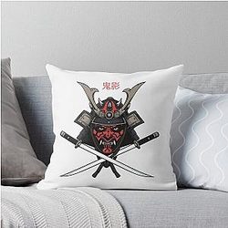 Darth Maul Samurai Throw Pillow