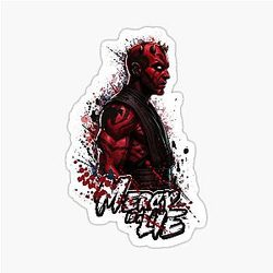 Darth Maul - Mercy is a Lie Sticker