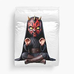 Darth Maul Meditating Structure Duvet Cover
