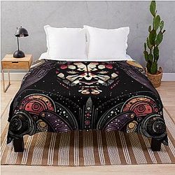 Darth Maul Ritualist Dark Warrior Throw Blanket