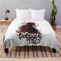 Darth Maul Mercy a Lie Throw Blanket