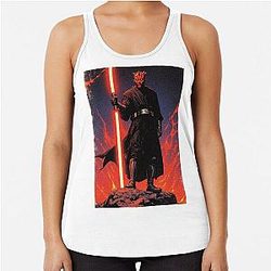 Darth Maul Vintage Comic Racerback Tank