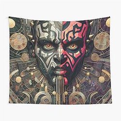 Darth Maul Ritualist – Symbolic Warrior Tapestry