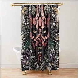Darth Maul Ritualist Dark Warrior Shower Curtain