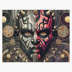 Darth Maul Ritualist Symbolic and Dark Warrior Jigsaw Puzzle