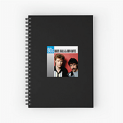 Iconic Partnership Daryl Hall John Oates Notebook