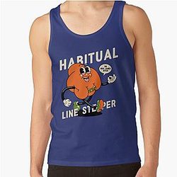 Habitual Line Stepper - Dave Chappelle Show Quote - Cold Blooded - Blackness - Original Art - Rick James Bitch Wearing Tank Top