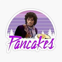 Pancakes Dave Chappelle's Prince Show Sticker