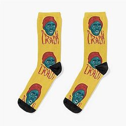 Tyrone Biggums - Crackhead Dave Chappelle Show - Black Guy Meme - Original Art Socks
