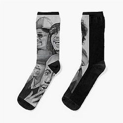 Dave Chappelle Many FACE Edition Socks
